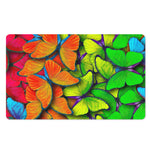 Rainbow Butterfly Pattern Print Polyester Doormat