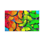 Rainbow Butterfly Pattern Print Polyester Flag