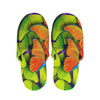 Rainbow Butterfly Pattern Print Slippers