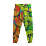 Rainbow Butterfly Pattern Print Sweatpants