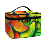 Rainbow Butterfly Pattern Print Travel Makeup Bag