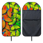 Rainbow Butterfly Pattern Print Waterproof Car Seat Cover