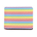 Rainbow Chevron Pattern Print Bifold Wallet