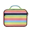 Rainbow Chevron Pattern Print Briefcase Bible Bag