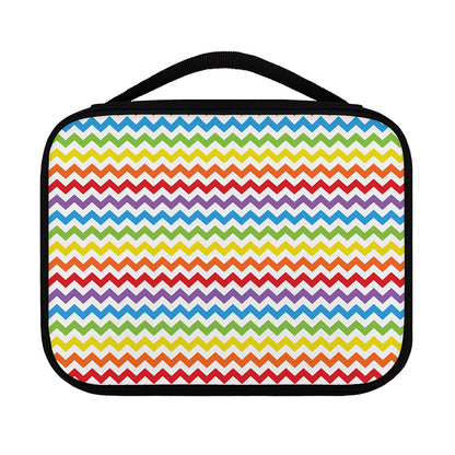 Rainbow Chevron Pattern Print Classic Bible Case