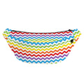 Rainbow Chevron Pattern Print Fanny Pack
