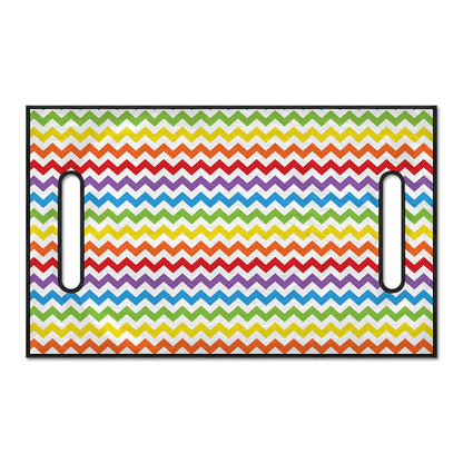 Rainbow Chevron Pattern Print Golf Cart Seat Cover