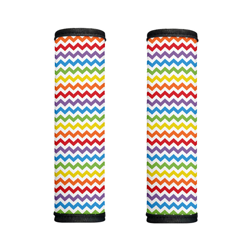Rainbow Chevron Pattern Print Handle Covers