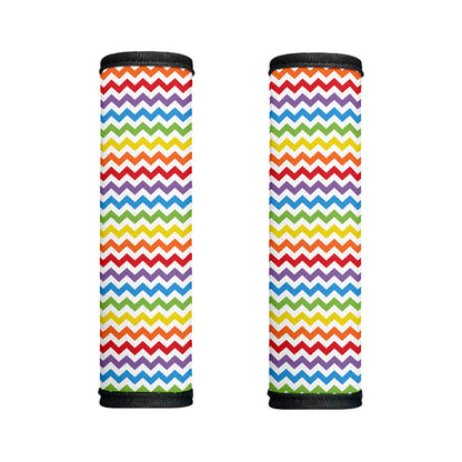 Rainbow Chevron Pattern Print Handle Covers
