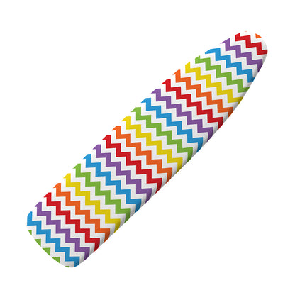 Rainbow Chevron Pattern Print Ironing Board Cover