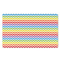 Rainbow Chevron Pattern Print Polyester Doormat