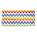 Rainbow Chevron Pattern Print Towel