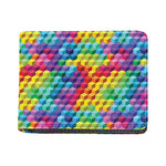 Rainbow Cubes Pattern Print Bifold Wallet