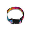 Rainbow Cubes Pattern Print Dog Collar
