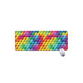 Rainbow Cubes Pattern Print Extended Mouse Pad
