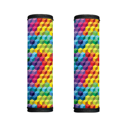 Rainbow Cubes Pattern Print Handle Covers