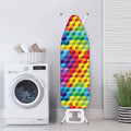 Rainbow Cubes Pattern Print Ironing Board Cover