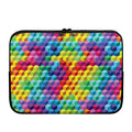 Rainbow Cubes Pattern Print Laptop Sleeve