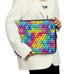 Rainbow Cubes Pattern Print Laptop Sleeve