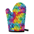 Rainbow Cubes Pattern Print Single Oven Mitt