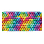 Rainbow Cubes Pattern Print Towel