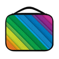 Rainbow Diagonal Lines Pattern Print Classic Bible Case