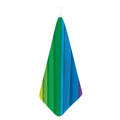 Rainbow Diagonal Lines Pattern Print Hand Towel