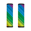 Rainbow Diagonal Lines Pattern Print Handle Covers
