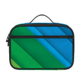 Rainbow Diagonal Lines Pattern Print Portable Lunch Bag