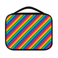 Rainbow Diagonal Striped Pattern Print Classic Bible Case
