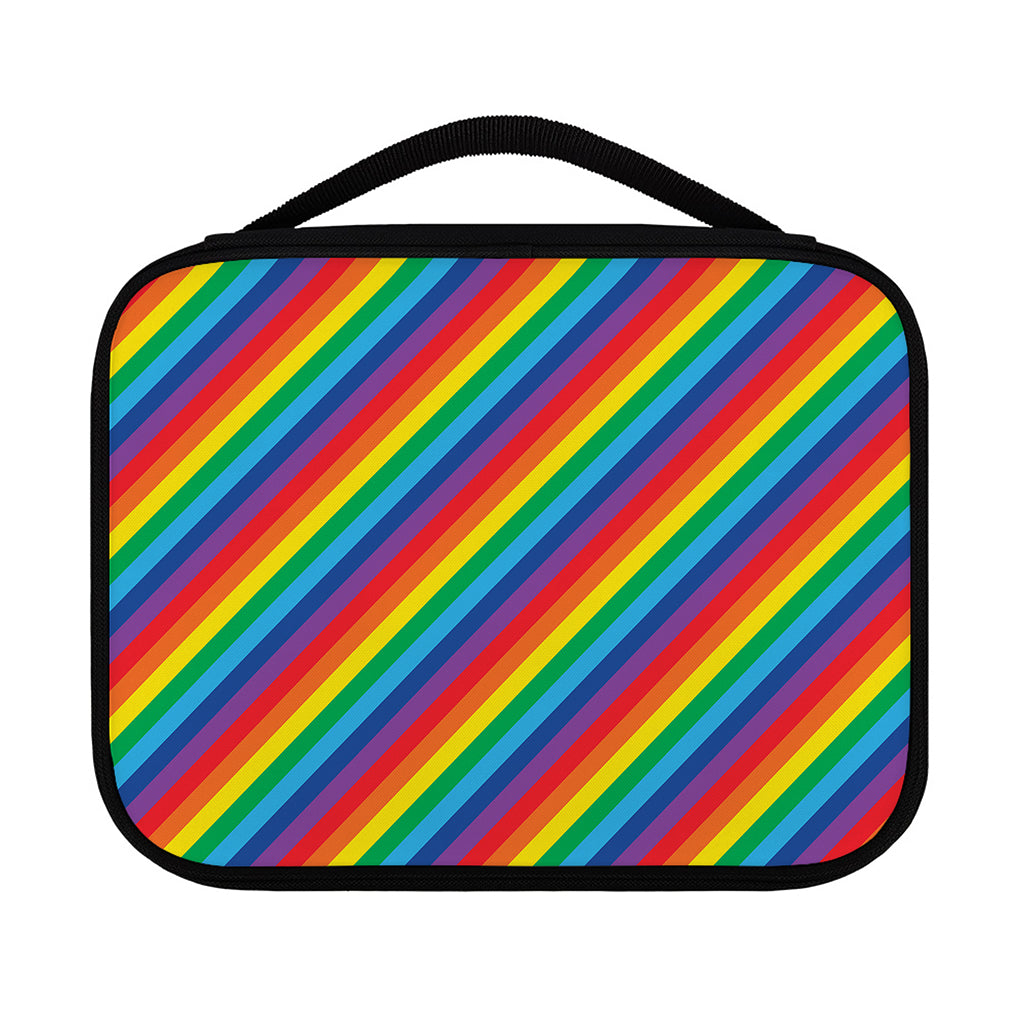Rainbow Diagonal Striped Pattern Print Classic Bible Case