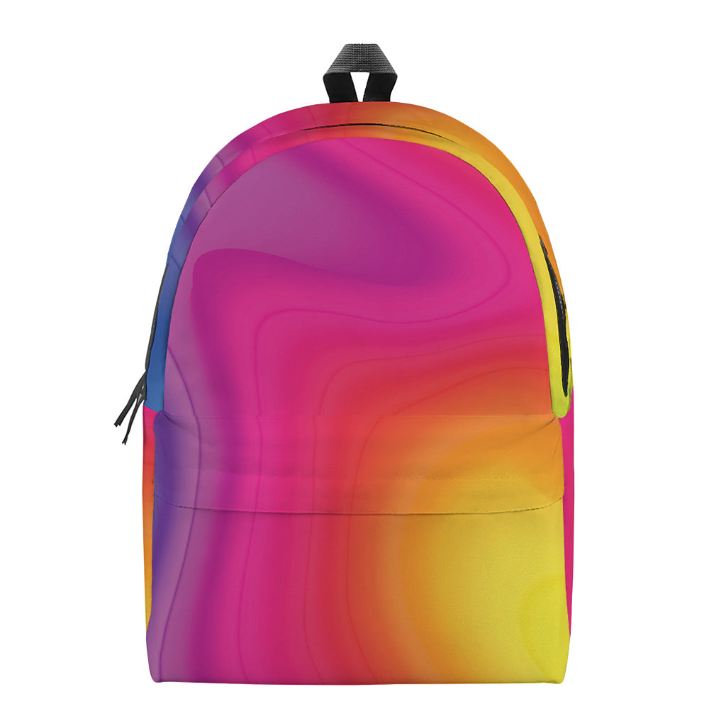 Rainbow Flow Print Backpack