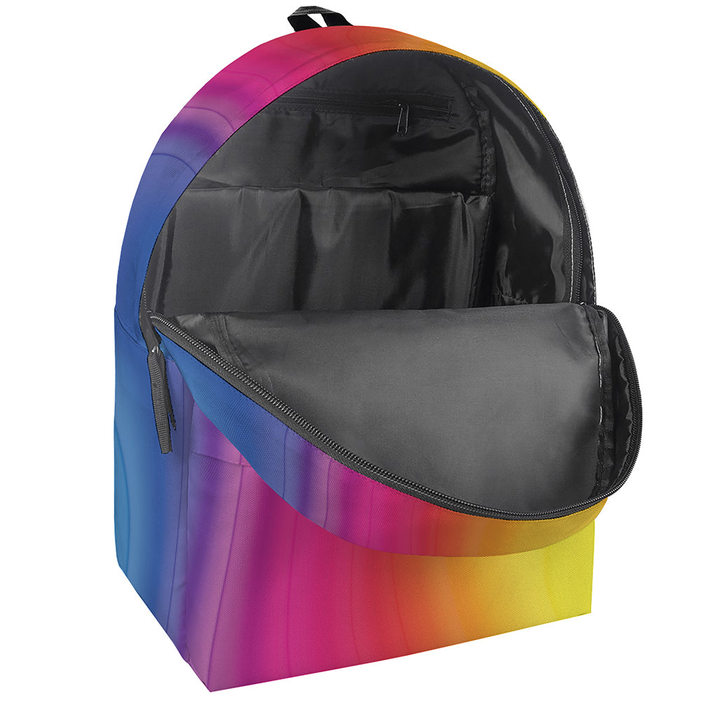 Rainbow Flow Print Backpack
