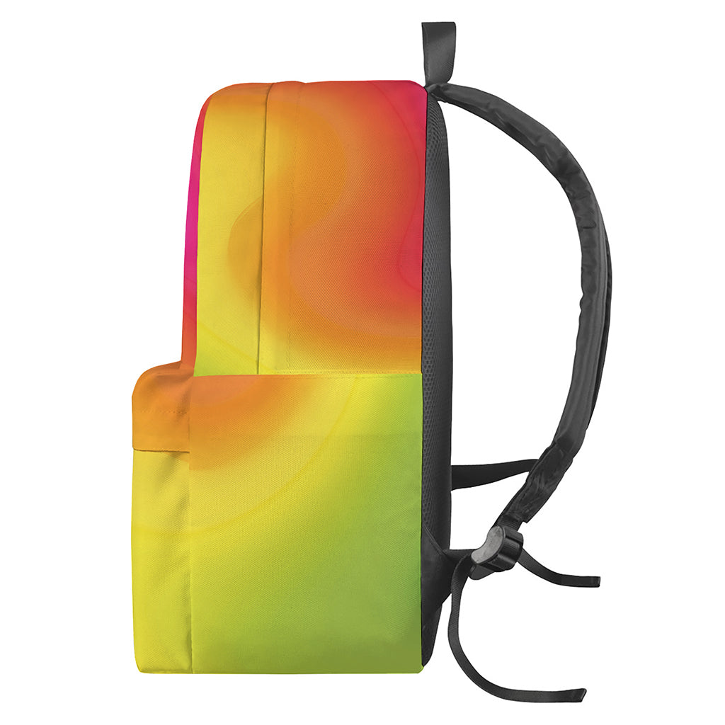 Rainbow Flow Print Backpack