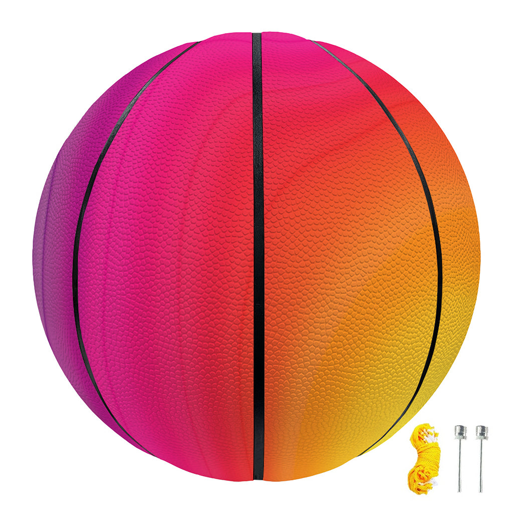 Rainbow Flow Print Basketball