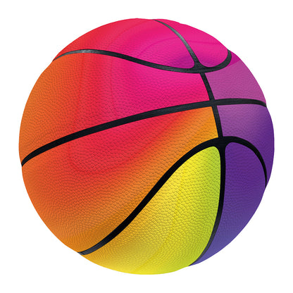 Rainbow Flow Print Basketball