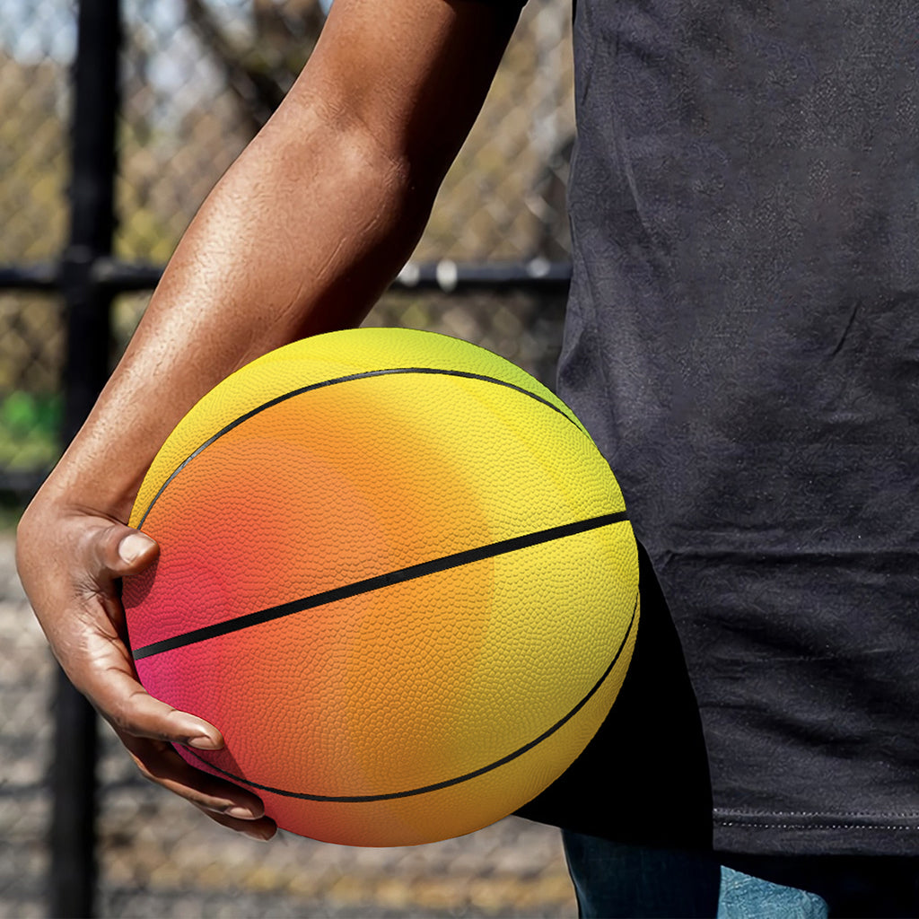 Rainbow Flow Print Basketball
