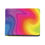Rainbow Flow Print Bifold Wallet