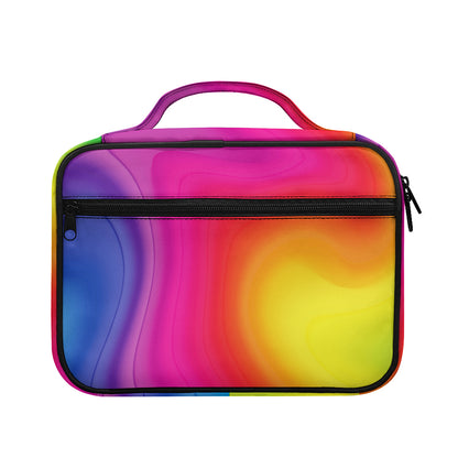 Rainbow Flow Print Briefcase Bible Bag
