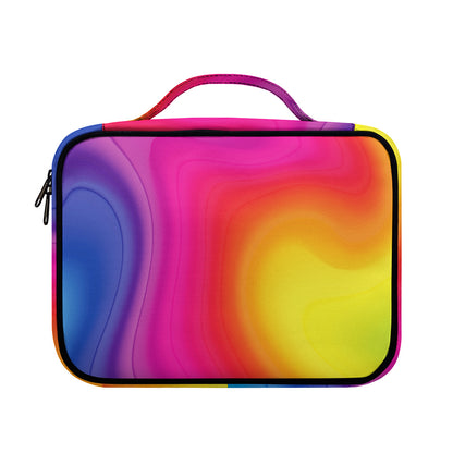 Rainbow Flow Print Briefcase Bible Bag