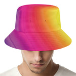 Rainbow Flow Print Bucket Hat