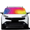 Rainbow Flow Print Car Windshield Snow Cover