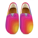 Rainbow Flow Print Casual Shoes