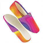 Rainbow Flow Print Casual Shoes