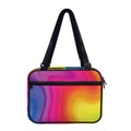 Rainbow Flow Print Double Strap Bible Bag