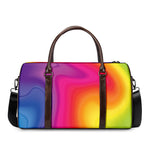 Rainbow Flow Print Duffle Bag