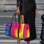 Rainbow Flow Print Duffle Bag