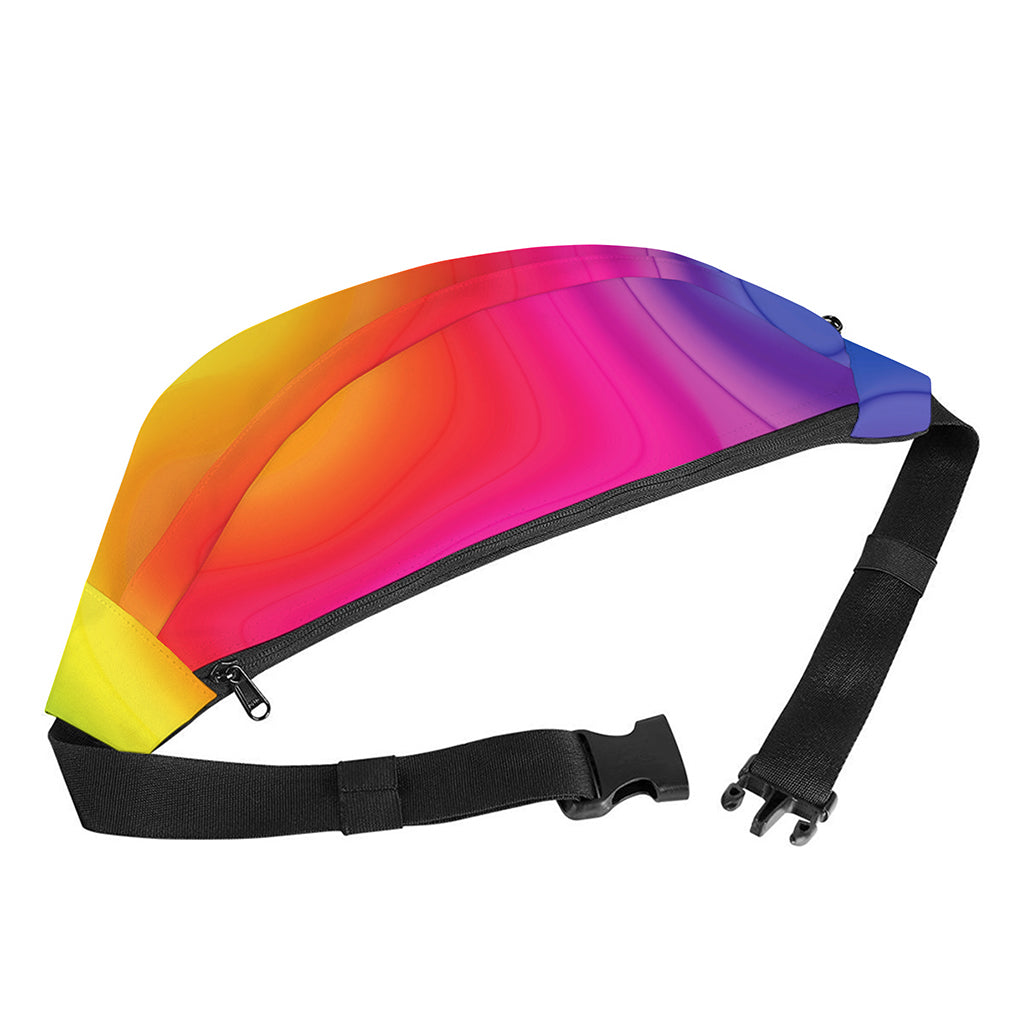 Rainbow Flow Print Fanny Pack