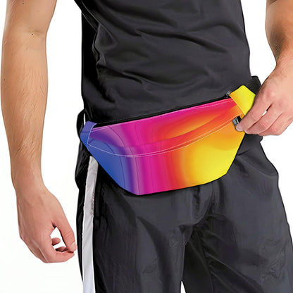 Rainbow Flow Print Fanny Pack