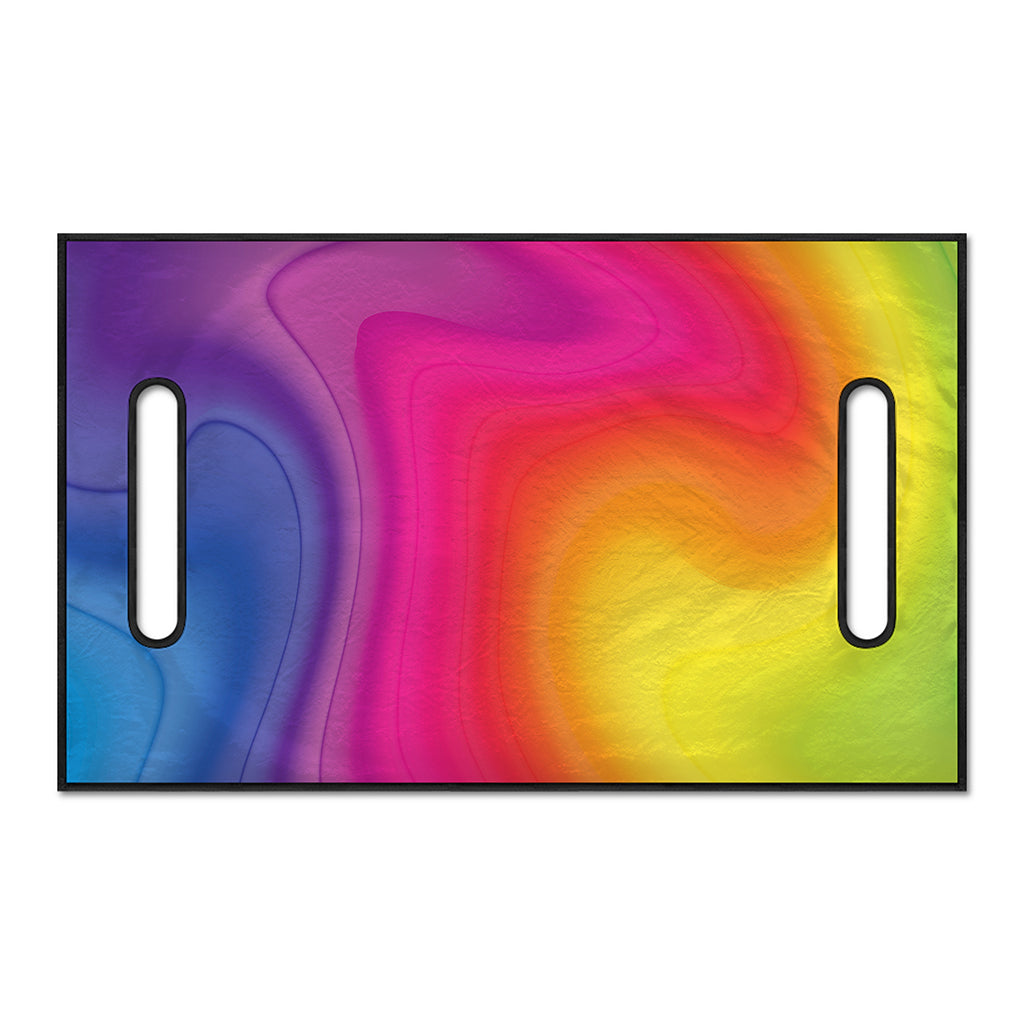 Rainbow Flow Print Golf Cart Seat Cover